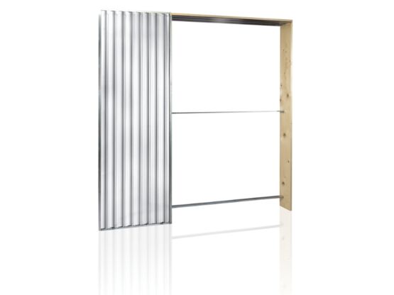  Châssis pour portes doubles à galandage | ORCHIDEA vantail parallèle (ou téléscopique) - FIBROTUBI