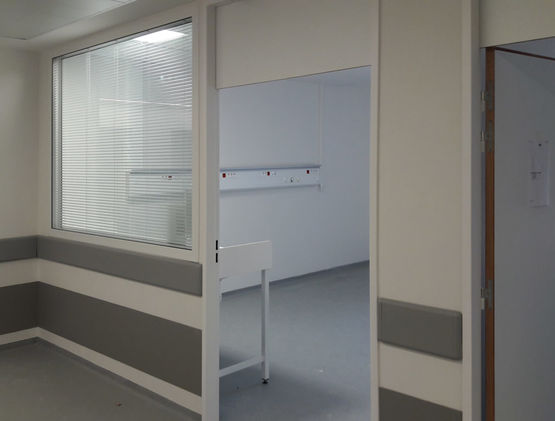 Châssis vitré aluminium coupe-feu 1h affleurant 2 faces sur mesure | EI60 - produit présenté par RENOVAL MENUISERIES