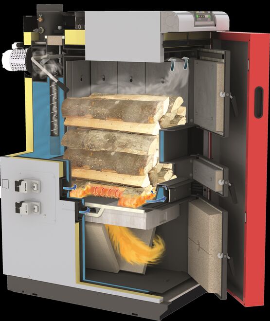  Chaudière à bûches à allumage automatique | S3v Turbo  - FROLING FRANCE