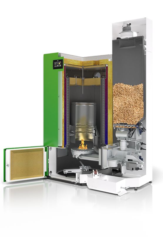  Chaudière à granulés à condensation moyenne puissance | Pellematic Maxi Condens  - Chaudières bois à granulés ou pellets