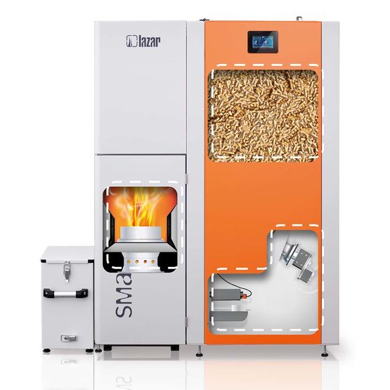  Chaudière à granulés économique | Smartfire 15 kW - INOVALP (ALPENWOOD, IZYFLAM ET HKS LAZAR)