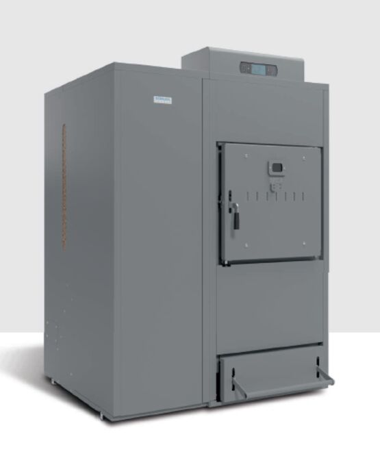  Chaudière biomasse à granulés de bois avec appoint bois bûche | DUAL THERM - DOMUSA TEKNIK