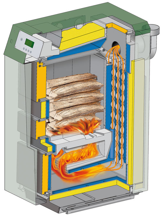  Chaudière bois bûches HERZ | Firestar 18-40 kW LAMBDA  - SBTHERMIQUE (IMPORTATEUR HERZ)