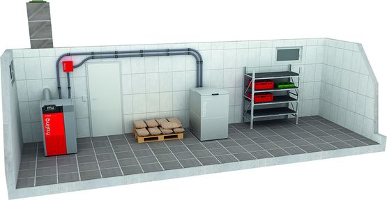  Chaudière compacte à granulés bois | PE1 PELLET - Chaudières bois à granulés ou pellets