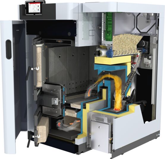 Chaudière mixte à bûches ou à granulés | S2 DUAL COMPACT - produit présenté par FROLING FRANCE