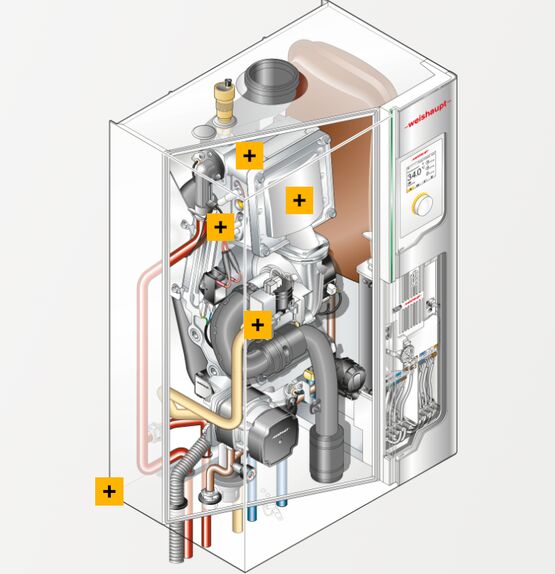 Chaudières à condensation gaz Weishaupt Thermo Condens  | WTC-GW/GB 15/25/32-B  - produit présenté par WEISHAUPT