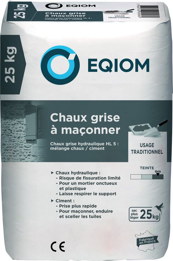 Chaux grise à maçonner pour mortiers bâtards Chaux Grise à maçonner — free download