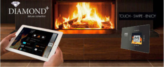 Cheminée à bois double face verticale | Luna Diamond Bois 1000DV  - produit présenté par BEST FIRES