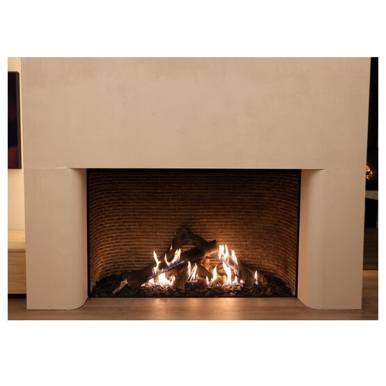 Cheminée à gaz avec simple face verticale 5 – 16 kW | Rustica XL 