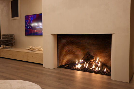  Cheminée à gaz avec simple face verticale 5 – 16 kW | Rustica XL  - Cheminées