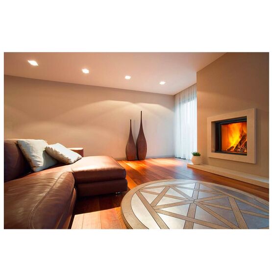 Cheminée bois verticale simple face avec vitre escamotable | Argento 1050V 