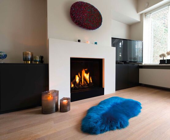  Cheminée gaz verticale à encastrer | True Vision 850V MDesign - Cheminées