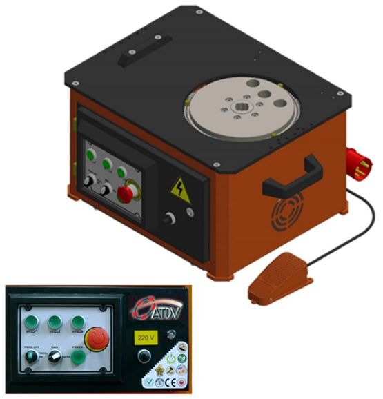  Cintreuse 220V avec programmation des angles par goupilles | TDB18M - ATDV