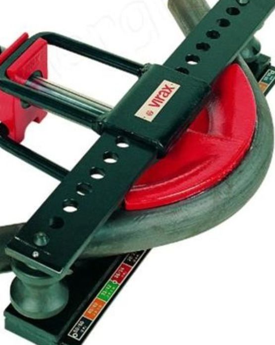  Cintreuse hydraulique électrique pour chantiers avec vérin manuel n°2 et flasques coulissants | Virax - Autres outillages à main