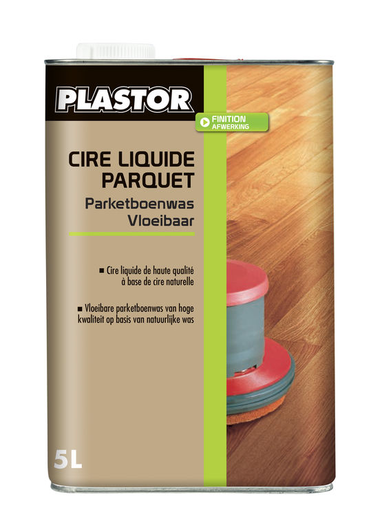Cire liquide mono-composante aspect satiné pour parquets | PLASTOR