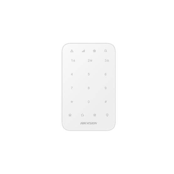 Clavier de commande tactile radio | DS-PK1-E-WE LED blanc compatible AX PRO