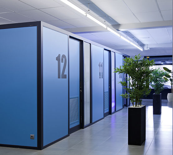  Cloison 100 % amovible | H5 - Cloison amovible à éléments pleins ou vitrés