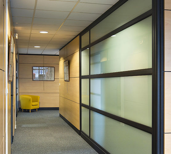  Cloison amovible à joint creux | H5JC - Cloison amovible à éléments pleins ou vitrés