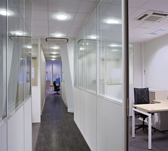 Cloison Amovible A Ossature Aluminium H7 Hoyez Partitionsystems