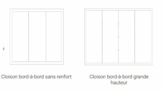 Cloison bord-à-bord en acier | Gamme SteelTeq - produit présenté par ERIBEL