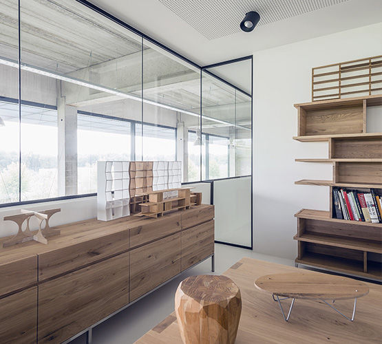  Cloison vitrée à ossature aluminium affinée | H Transparence - HOYEZ PARTITIONSYSTEMS