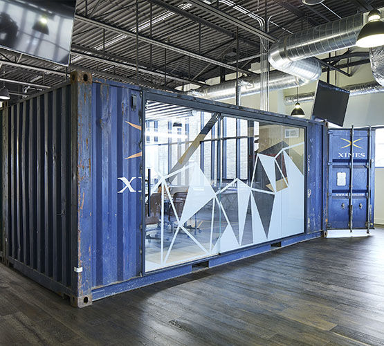  Cloison vitrée à ossature aluminium affinée | H Transparence - Cloison amovible à éléments pleins ou vitrés