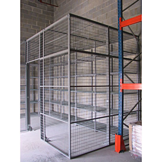  Cloisonnement fermé ou ajouré pour sites industriels | Cloisons grillagées et bureaux - Équipements pour bâtiments industriels