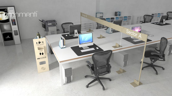  Cloisons séparatives pour espaces professionnels et bureaux | Design for protection - HAZAN AMENAGEMENT