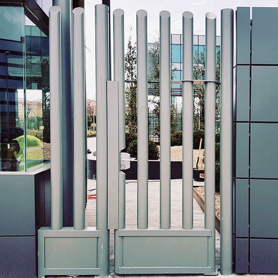  Clôture barreaudée en tube rond | Rafale - QUAGLIA DIFFUSION