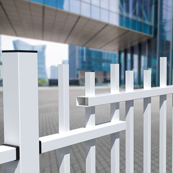  Clôture barreaudée moderne | MicMac - Clôture métallique