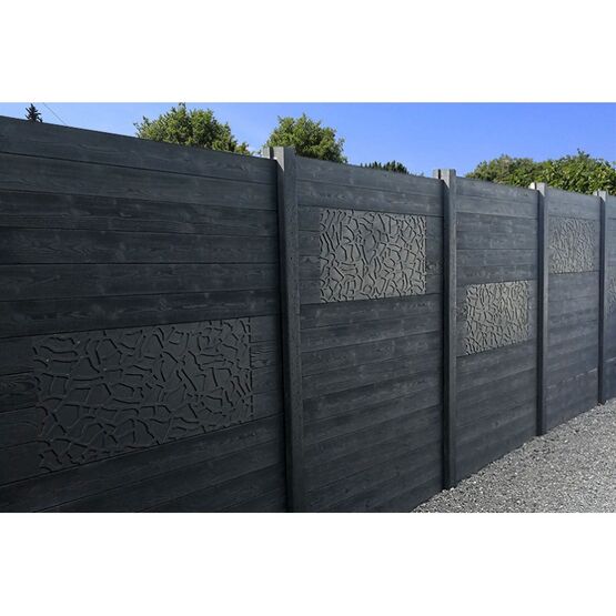  Clôture béton moderne simple face | RÉSILLE - Clôture béton