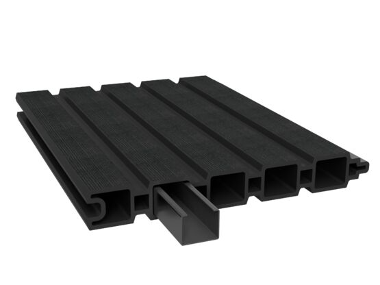 Clôture composite bois | Planche Rhombus Graphite Black DF7B200