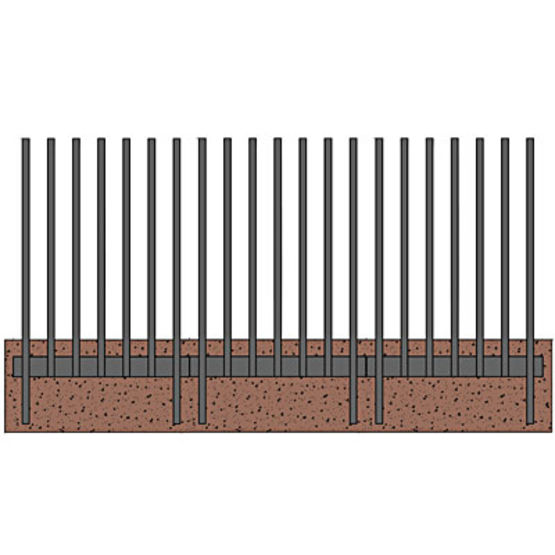  Clôture en acier sans poteaux | Verticalia - Clôture métallique