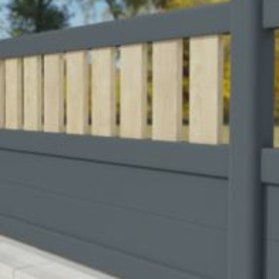  Clôture PVC au look moderne et épuré | Ileo - SOCREDIS