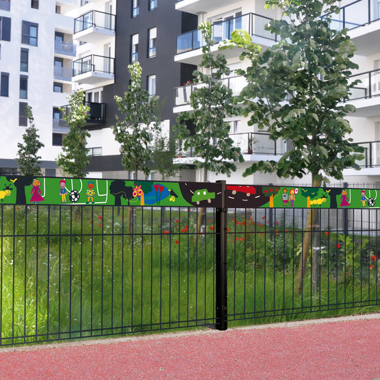 Clôture treillis décorative pour aires de jeux et les écoles | KIDICLO - produit présenté par NORMACLO