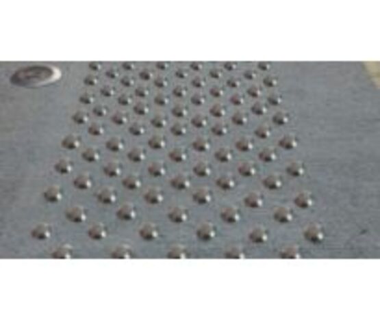  CLOUS PODOTACTILES PLAT INOX 316 R13 TETE D.25 MM TIGE 15 MM KIT DE 200 | WATTELEZ  - WATTELEZ