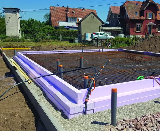  Coffrage isolant en XPS pour isolation haute performance de radier | Jackodur Atlas - JACKON INSULATION (GROUPE BEWI)