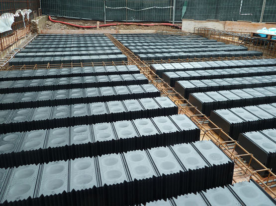  Coffrage perdu pour dalles allégées monodirectionnelles en béton armé | U-Bahn® Beton - DALIFORM GROUP