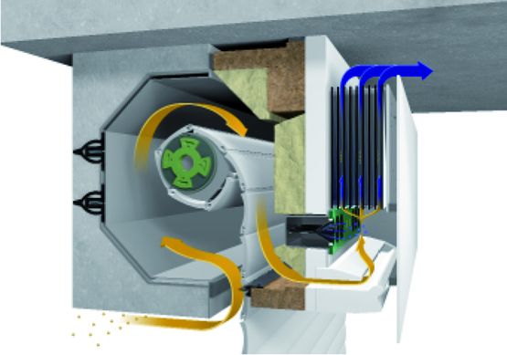  Coffre bois à électrofiltration d&#039;air entrant associé à la VMC | Adionis - COFERMING