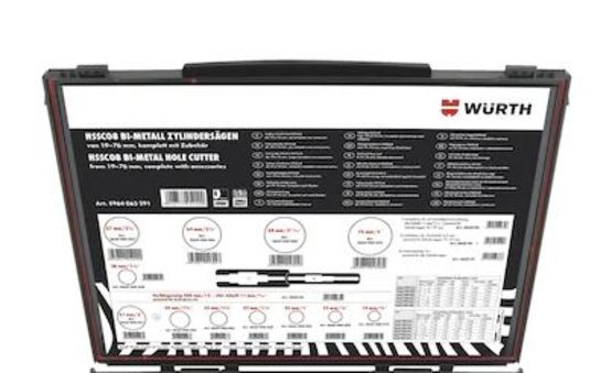  Coffret de scies-cloches | Zebra HSSCo8 Sysko - WÜRTH FRANCE