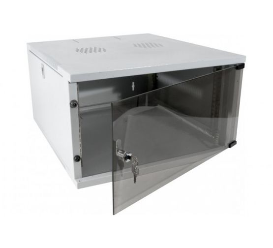  Coffret éco mural fixe 19 pouces 15U profondeur 450 mm gris DEXLAN | Réf. 755059 - Coffrets de raccordement