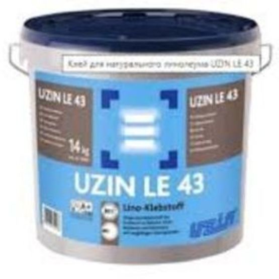 Colle acrylique en dispersion aqueuse pour revêtements de sols linoléum | UZIN LE 43