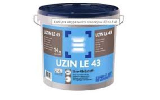  Colle acrylique en dispersion aqueuse pour revêtements de sols linoléum | UZIN LE 43 - Colles pour parquet ou sols souples