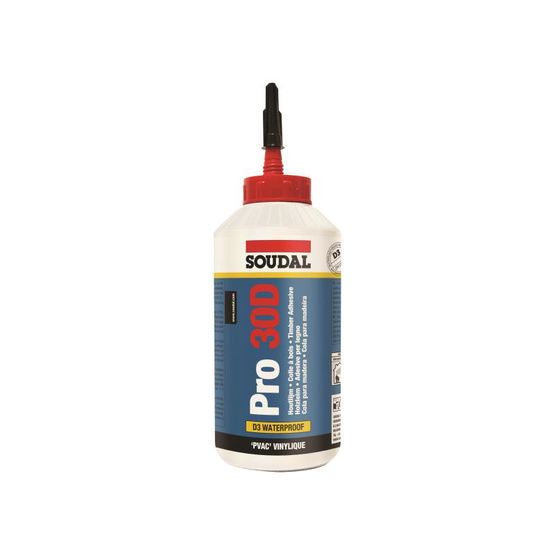 Colle monocomposante pour rainures et languettes - Soudal | Pro 30D - PLASTOR