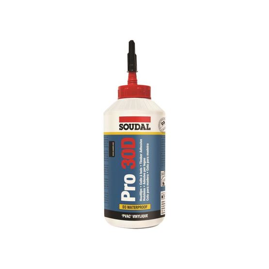  Colle monocomposante pour rainures et languettes - Soudal | Pro 30D - PLASTOR