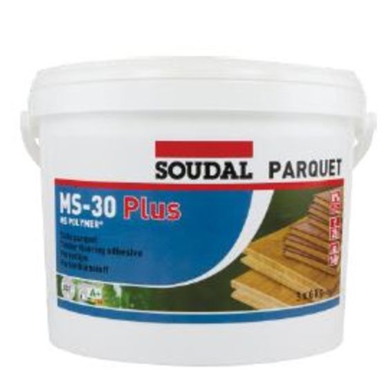  Colle polymère spatulable pour parquet – Soudal | MS-30 PLUS - PLASTOR