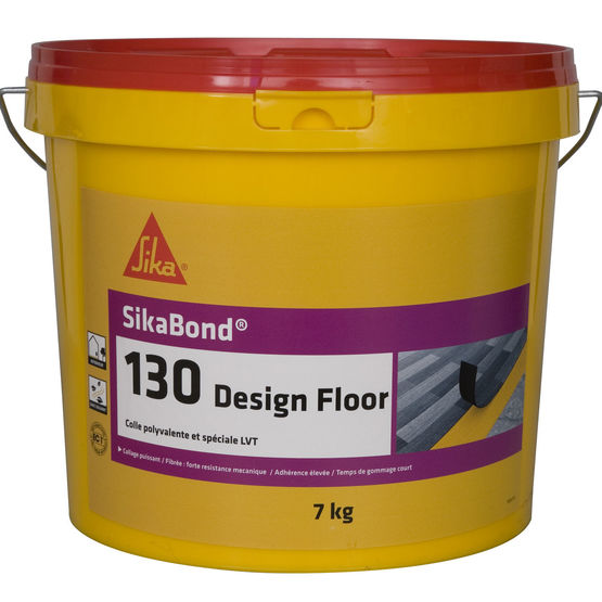 Colle polyvalente pour revêtements de sol LVT en lames ou dalles | SikaBond 130