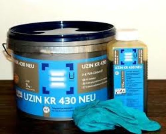  Colle PU bi-composante pour revêtements de sol PVC ou caoutchouc | UZIN KR 430  - Colles pour parquet ou sols souples
