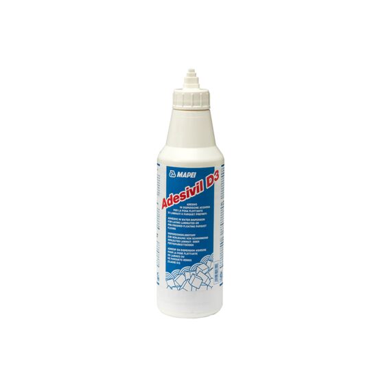 Colle vinylique hydrofuge pour parquet flottant | ADESIVIL D3 sans solvant