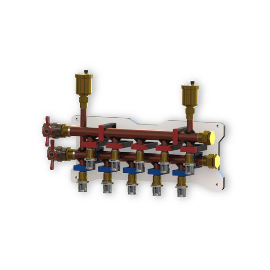  Collecteur Plomberie Chauffage |  Collecteur EASY - série Regular - Robinetteries pour circuits de chauffage